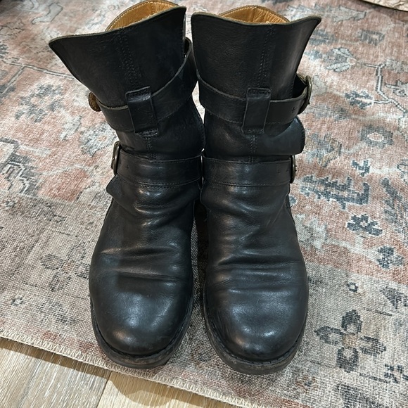 Fiorentini + Baker Eternity 713 Black Leather Biker Moto Boots - Picture 11 of 16